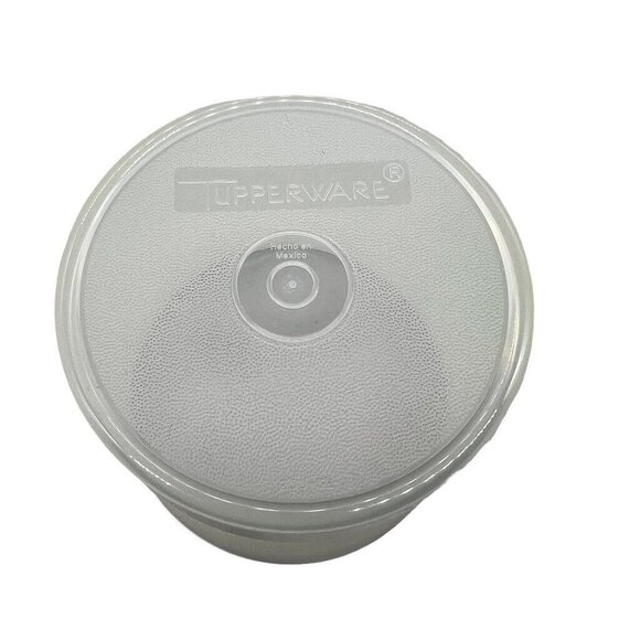 Vintage Tupperware Clear Containers 250 Green Lids NOS 2-1/2 Cups Set of 6 - Picture 8 of 10